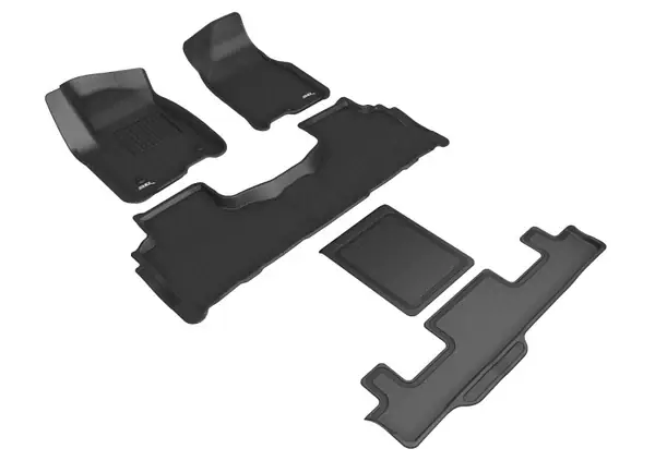 Latest 3D MAXpider 21-24 Chevrolet Tahoe 7-Seat Kagu Black R1 R2 R3