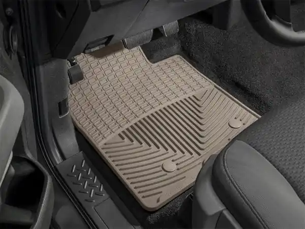 Last Chance WT Rubber Mats - Rear - Tan