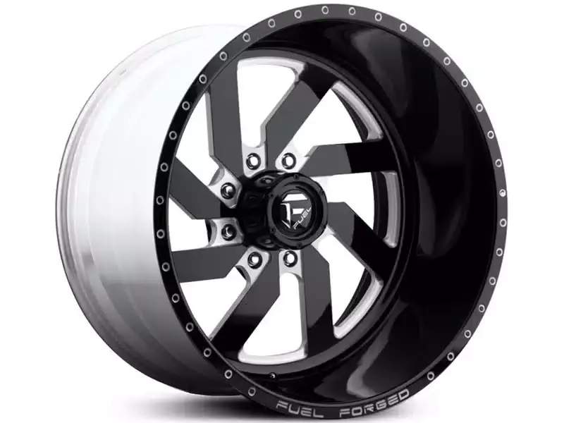 Fuel Forged Machined Black FF03 Wheel DE0322207745L | RealTruck Big Sale