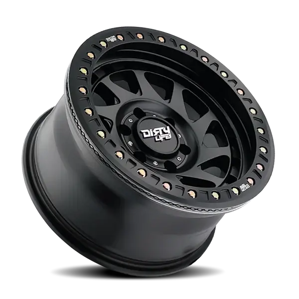 Dirty Life 9313 Enigma Race 17x9 / 5x127 BP / -38mm Offset / 78.1mm Hub Matte Black Wheel High Quality