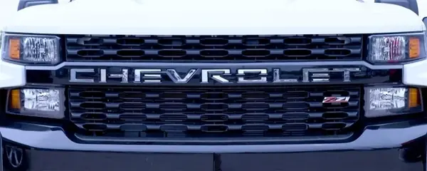 One Day Deal Putco 19-20 Chevy Silverado LD - Grille Letters - Stainless Steel Chevrolet Letters