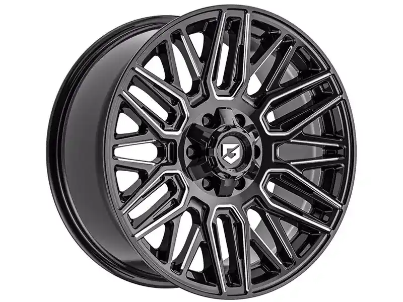 Trusted Brand Gear Off-Road Milled Gloss Black Edge Wheel 770BM-2098918 | RealTruck