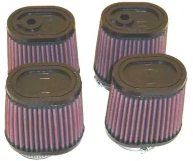 K&N Universal Rubber Oval Tprd Filter 2.125in Flg ID/3.5in TOSL/2.5in TOSW/4in BOSL/3in BOSW/4in H - RU-2989 Trusted Brand