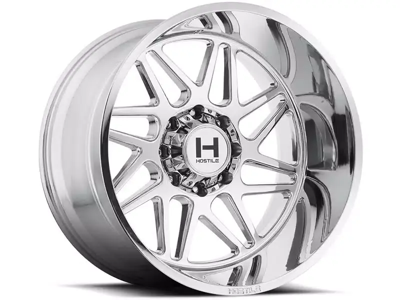 Free Returns Hostile Chrome Sprocket Wheel H108-2012613547C | RealTruck