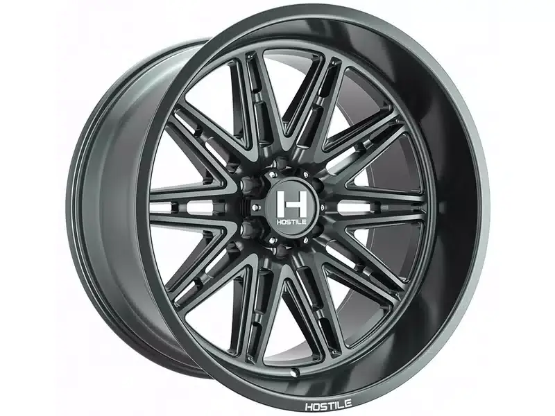 Hostile Matte Black Maniac Wheel H126-2212817047BB | RealTruck Hot Picks