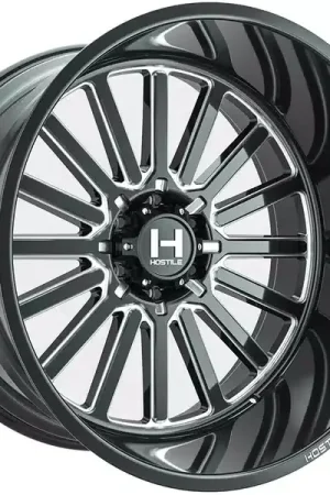 Big Sale Hostile Milled Gloss Black Titan Wheel H127-2210655045B | RealTruck