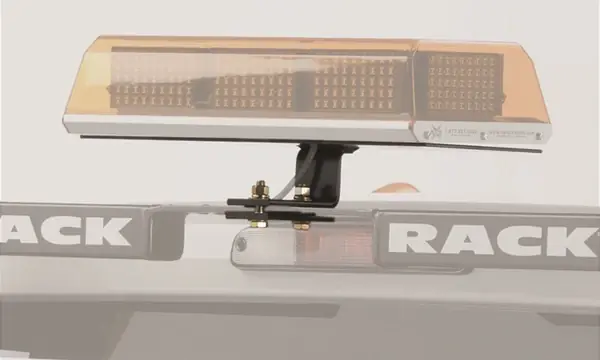 Top Pick BackRack Light Bracket 16in x 7in Base Center Mount