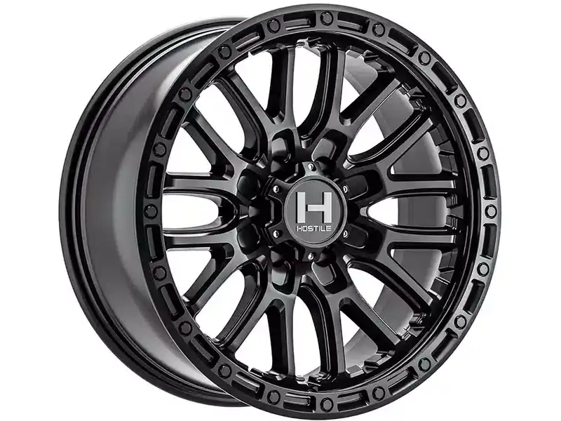Fresh Stock Hostile Matte Black Ridgecrest Wheel H135-1890655050A | RealTruck