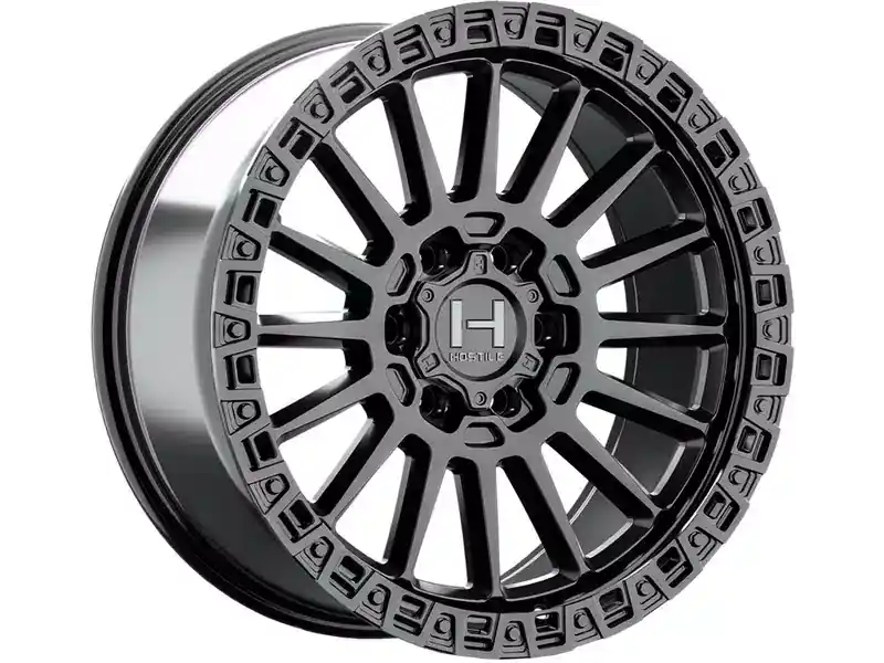 Hostile Matte Black Battle Wheel H137-1890613545A | RealTruck Buy Online