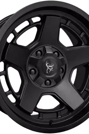 Buck Commander® Matte Black Atlas Wheel AT4179054-12ASB | RealTruck Mega Sale