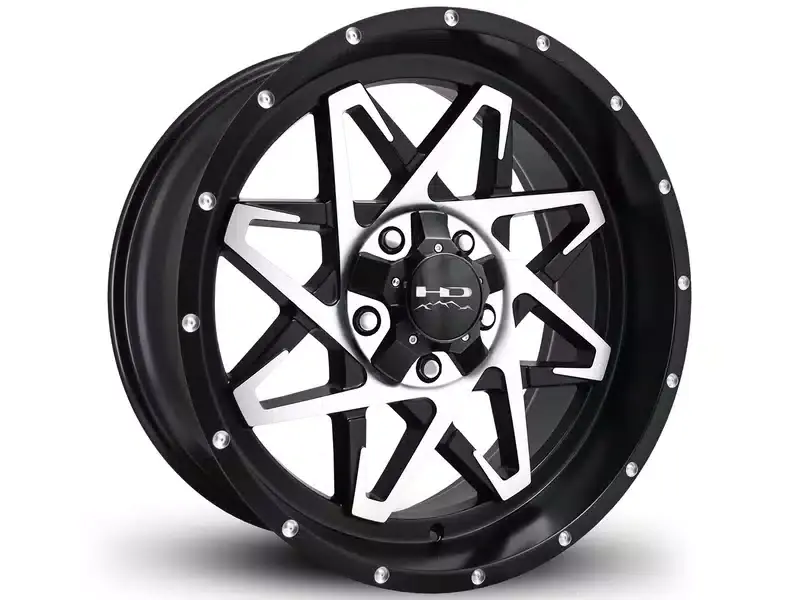 HD Off-Road Machined Matte Black Caliber Wheel CA201066-25SBM | RealTruck Price Cut