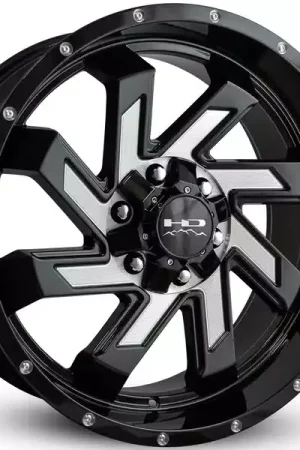 HD Off-Road Milled Gloss Black SAW Wheel SA201080-25MF | RealTruck Fast Shipping