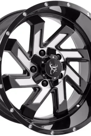 Buck Commander® Milled Gloss Black SAW Wheel SA4201085-25MF | RealTruck Reduced Price