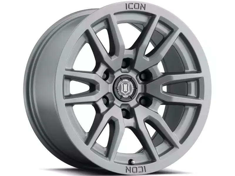 Today Only Icon Titanium Vector 6 Wheel 2417858357TT | RealTruck