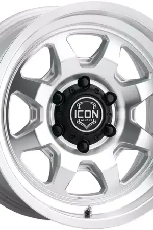 Super Sale Icon Machined Silver Nuevo Wheel 8117857345SM | RealTruck