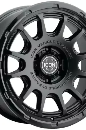 Final Sale Icon Double Black Rancho Wheel 8420908955DB | RealTruck
