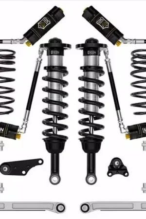 While Supplies Last Icon 1.25"-3" Adjustable Coilover Lift Kit K53298S | RealTruck