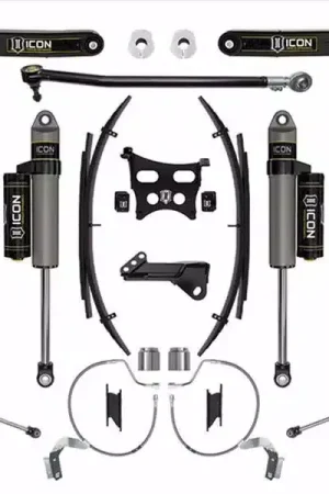 Fan Favorite Icon 4"-5.5" Adjustable Coilover Lift Kit K63214RL | RealTruck