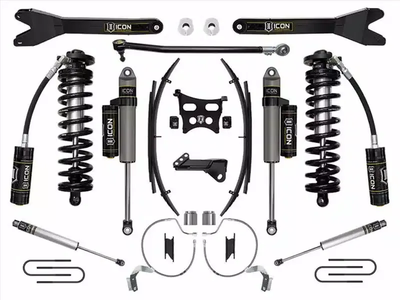 Fan Favorite Icon 4"-5.5" Adjustable Coilover Lift Kit K63214RL | RealTruck