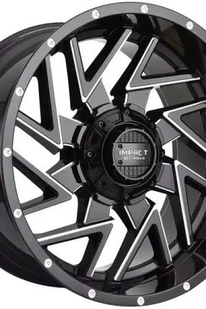 Impact Off-Road Milled Gloss Black 809 Wheel 809GB-21053-12 | RealTruck Direct From Factory