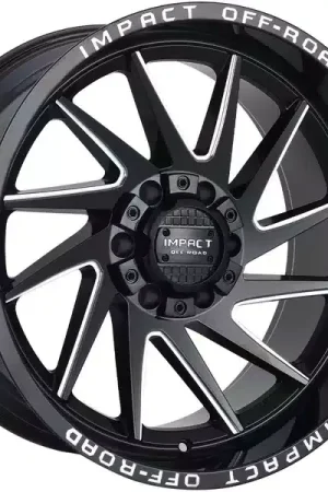 Impact Off-Road Milled Gloss Black 824 Wheel 824GBX-221266-44 | RealTruck Don’t Miss Out