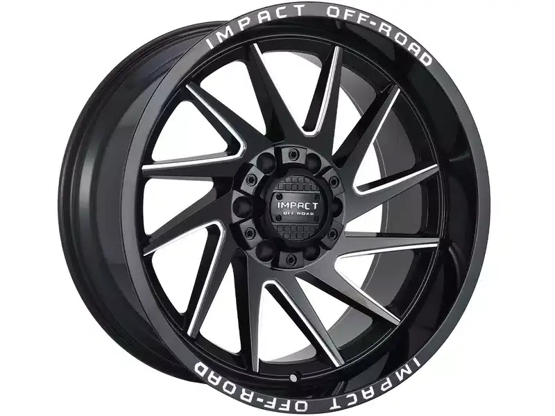Impact Off-Road Milled Gloss Black 824 Wheel 824GBX-221266-44 | RealTruck Don’t Miss Out