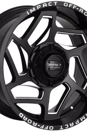 Limited Time Impact Off-Road Milled Gloss Black 826 Wheel 826GBX-21066-12 | RealTruck