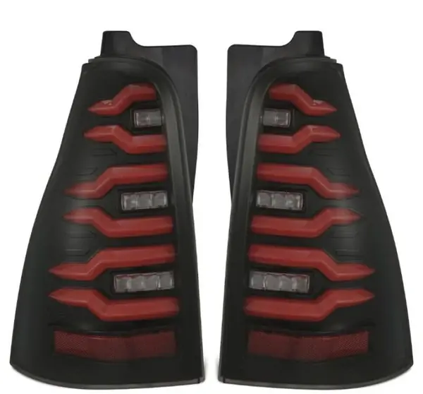 Weekend Sale AlphaRex 03-09 Toyota 4Runner LUXX-Series LED Tail Lights- Black/Red
