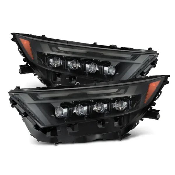 Express Delivery AlphaRex 19-23 Toyota RAV4 (High Trim) NOVA LED Projector Headlights Alpha-Black