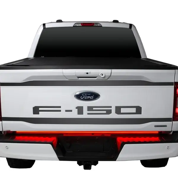 Putco 21-23 Ford F-150 60In Direct Fit Red Blade Kit Tailgate Bars w Factory LED Taillamps Hot Deal