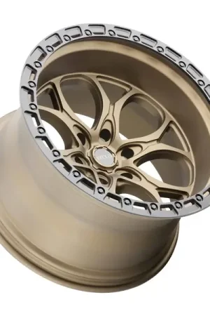 Bargain Weld Off-Road W106 20X10 Ledge 6X139.7 ET-18 BS4.75 Satin Bronze / Black Ring 106.1