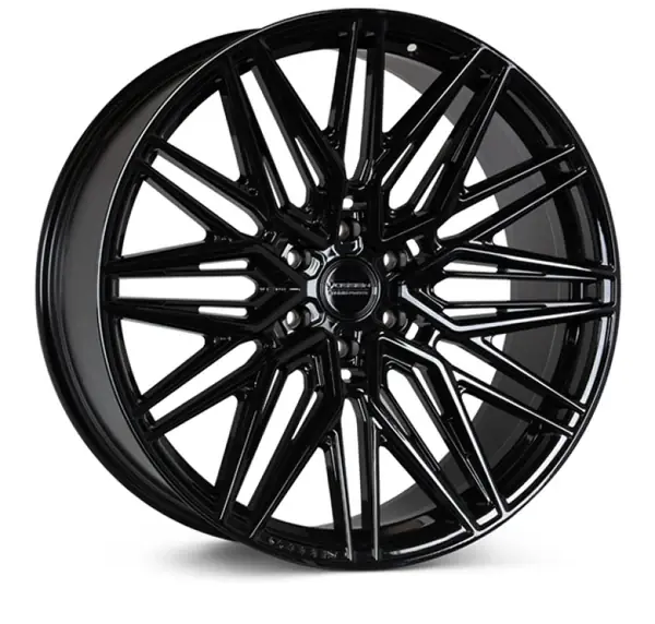 Top Pick Vossen HF6-5 22X9.5 / 6X139.7 / ET30 / Deep Face / 95.1 - Gloss Black Wheel