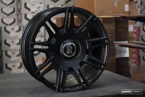 Vossen x Novitec SP2 23x10 - 5x112 BP - ET5 - Satin Black Rolls-Royce Cullinan/Phantom Rear Wheel Order Now