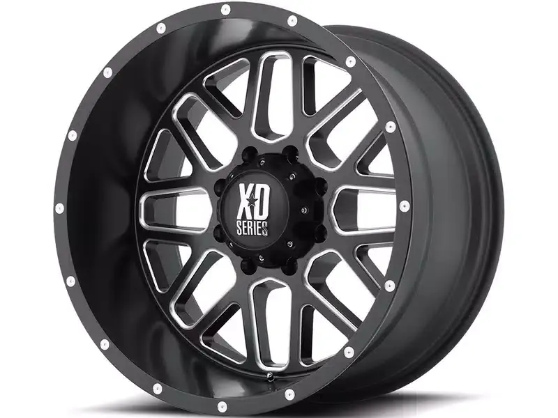 One Day Deal XD Series Milled Matte Black XD820 Grenade Wheel XD82089058918US | RealTruck