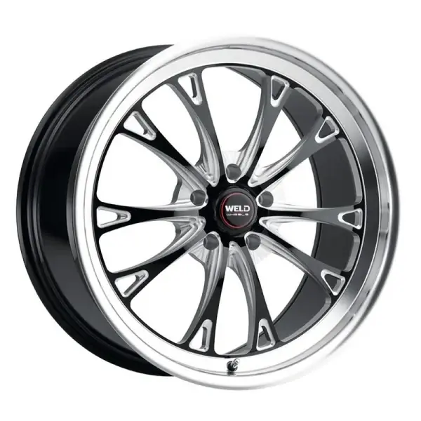 Weld Belmont Beadlock 17x5 / 5x120.65 / ET10 BS2.60 Gloss Black MIL DIA 78.1 Professional Grade