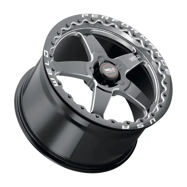 Trusted Brand Weld S904 18X12 Ventura Drag Beadlock 5X120.65 ET55 BS8.7 Gloss Black MIL Dia 78.1