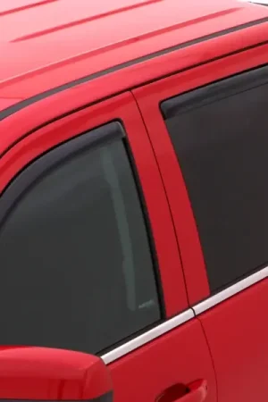 AVS 00-04 Nissan Frontier Crew Cab Ventvisor In-Channel Front & Rear Window Deflectors 4pc - Smoke Brand New