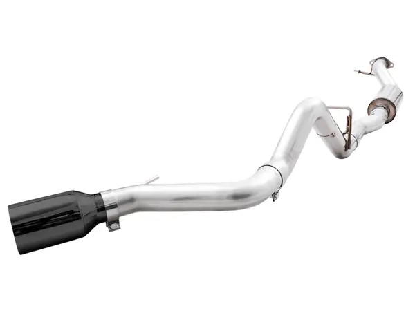 Cheap AWE Tuning 2021+ Ford Bronco 0FG Single Rear Exit Exhaust w/Diamond Black Tip & Bash Guard
