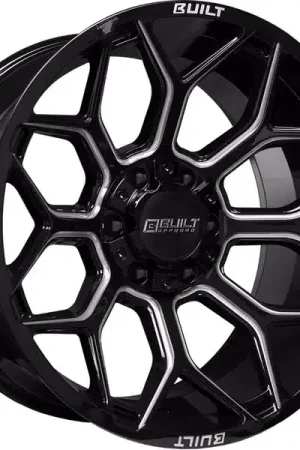 Price Drop Built Off-Road Milled Gloss Black BTO-4 Wheel 201010H-19BT04BM | RealTruck