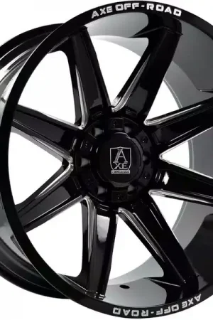 Axe Offroad Milled Gloss Black Artemis Wheel 241410H-76ARTBM | RealTruck Top Pick