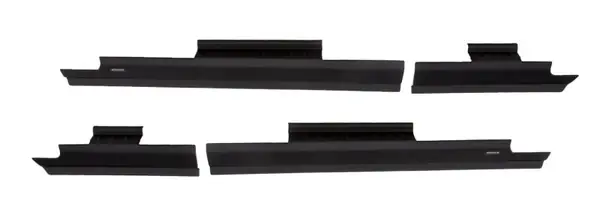 Bushwacker 2018 Jeep Wrangler Unlimited 4-Door Trail Armor Rocker Panel and Sill Plate Cover - Black Affordable