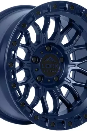 Lock Off-Road Blue Combat Wheel COMBAT-7957BLUE12N | RealTruck Seasonal Sale