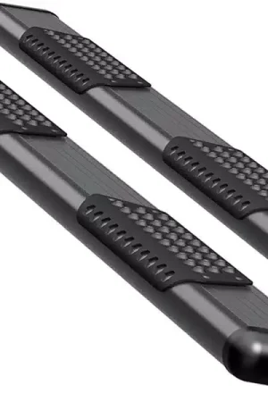 Luverne O-Mega II Black Running Boards 584100-570744 | RealTruck Hassle-Free Returns