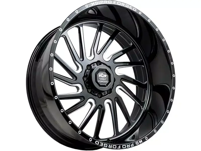 Luxxx HD Forged Milled Gloss Black Pro 1 Hornet Wheel FORGEDHDP01-26128165-44J-A1-L | RealTruck Last Chance