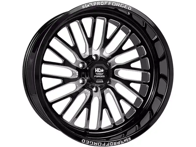 Luxxx HD Forged Milled Gloss Black Pro 7 Sentry Wheel FORGEDHDP07-241461397-76G-A1-R | RealTruck Next Day Delivery