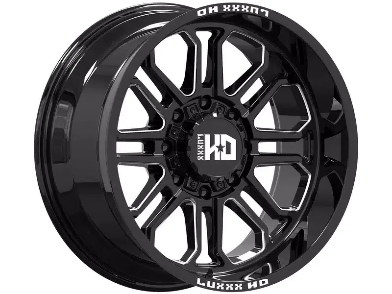 Save Now Luxxx HD Milled Gloss Black LHD35 Wheel LHD3520108180-19K-A1 | RealTruck