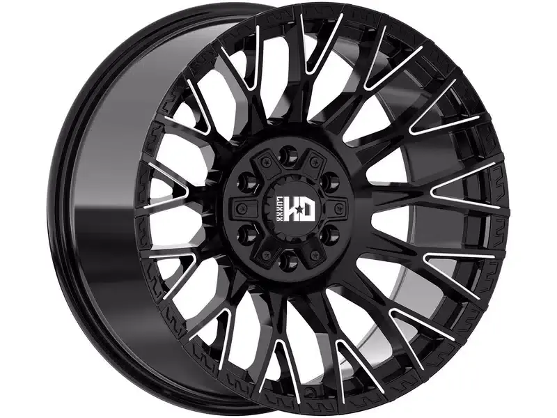 Best Seller Luxxx HD Milled Gloss Black LHD43 Wheel LHD4320108170-19K-A1 | RealTruck
