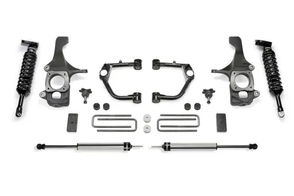 Discount Fabtech 16-19 Toyota Tundra 4WD Trd Pro 2in UCA Kit w/Bjs & Dlss 2.5C/O & Rr Dlss