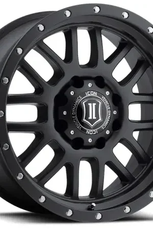 Buy Today ICON Alpha 20x9 8x170 0mm Offset 5in BS 125.2mm Bore Satin Black Wheel