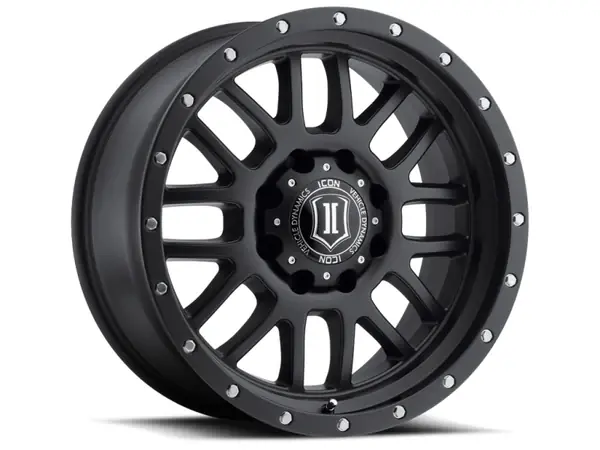 Buy Today ICON Alpha 20x9 8x170 0mm Offset 5in BS 125.2mm Bore Satin Black Wheel